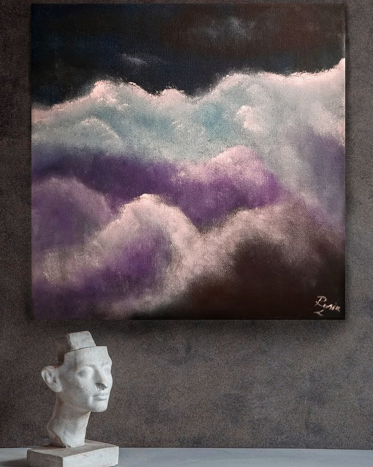 purple clouds