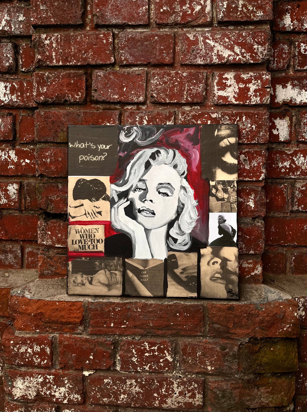 Marilyn Monroe mixed media