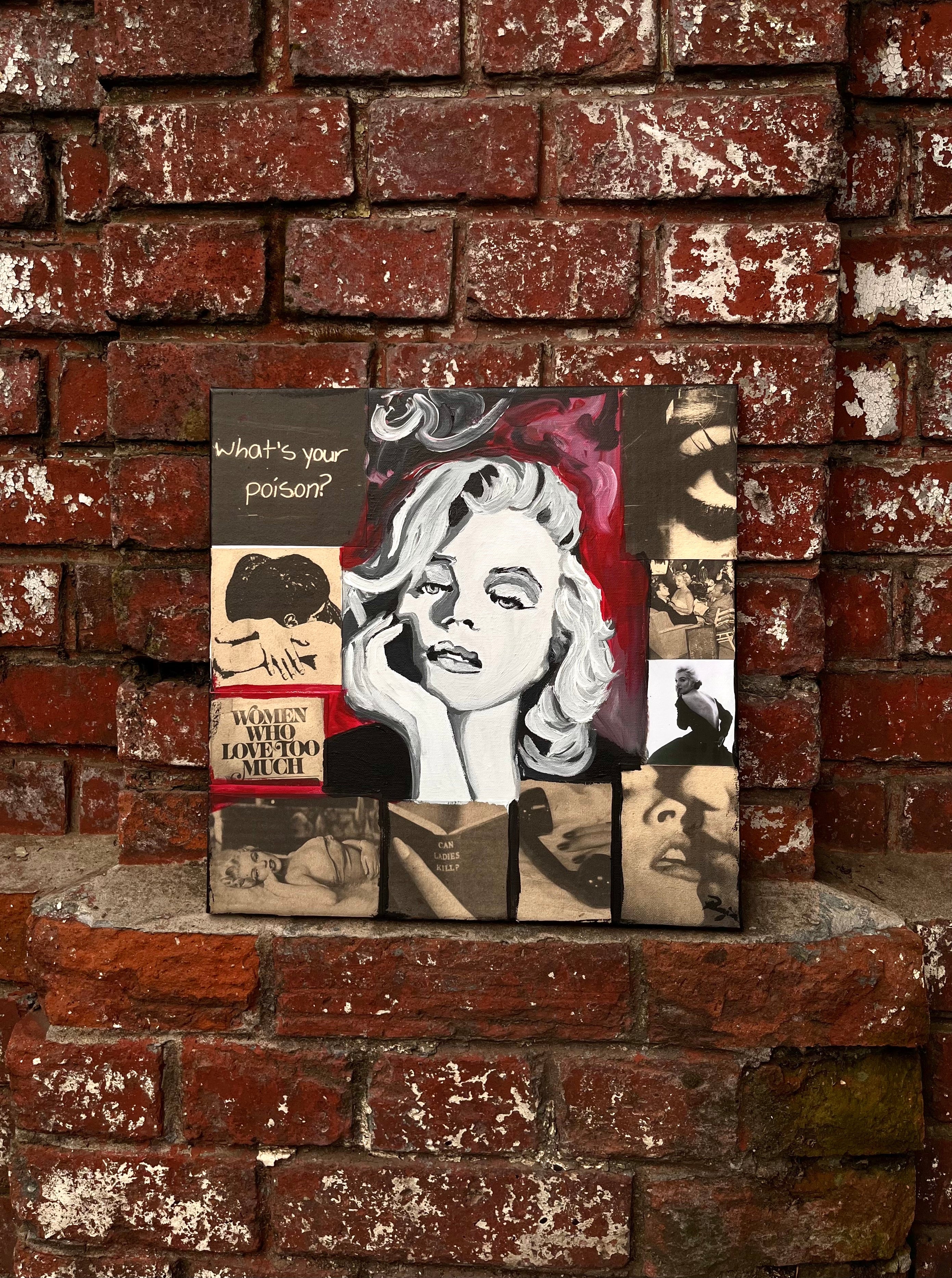 Marilyn Monroe mixed media