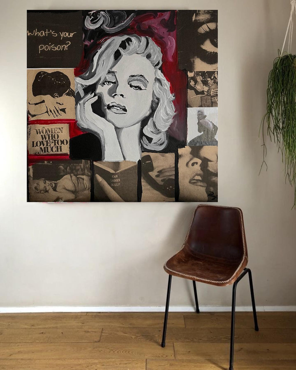 Marilyn Monroe mixed media