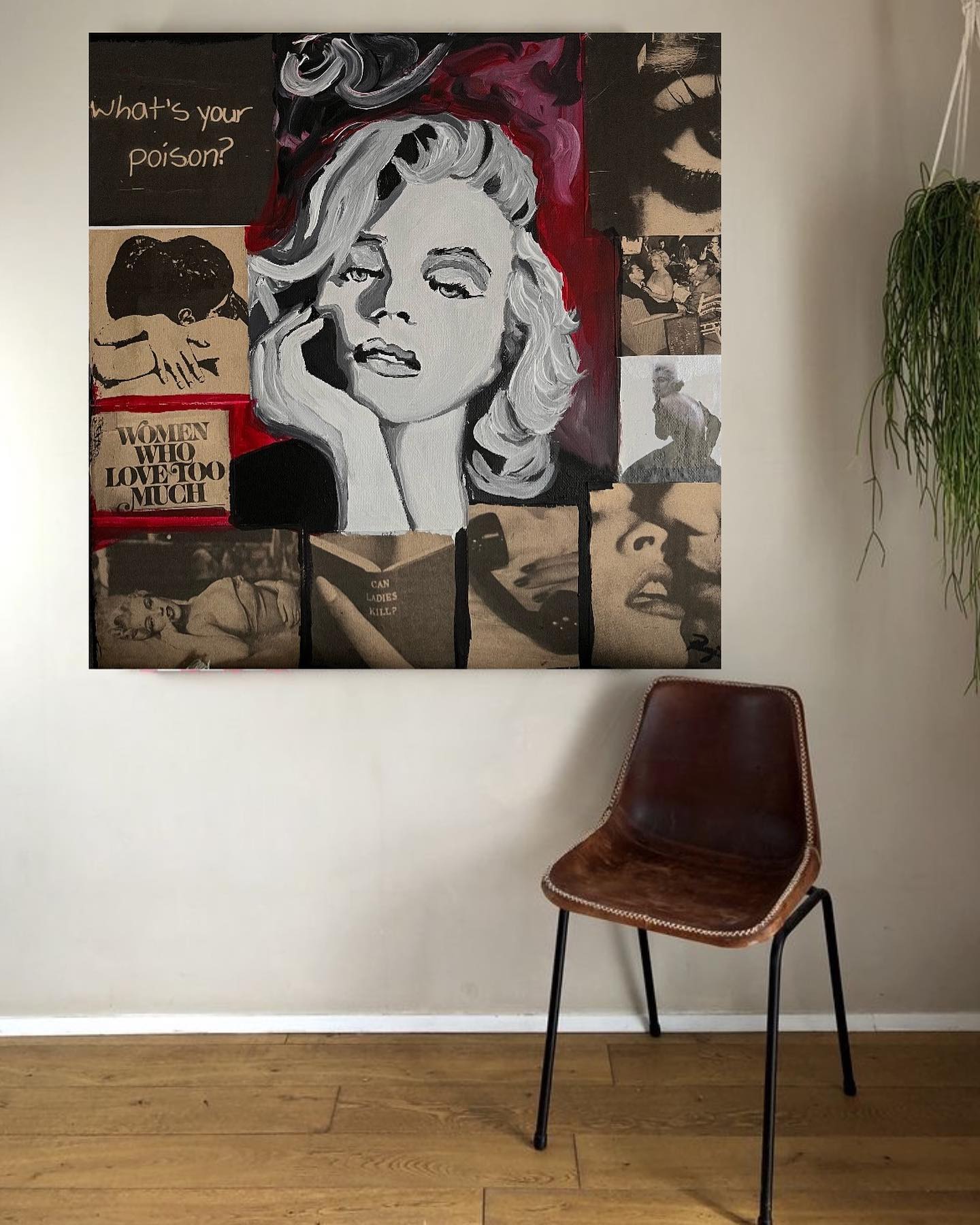 Marilyn Monroe mixed media