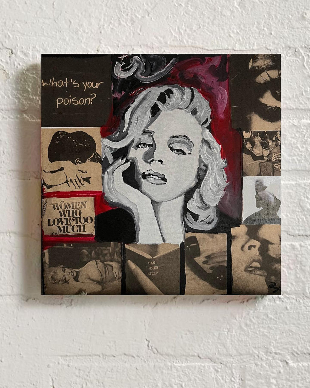 Marilyn Monroe mixed media